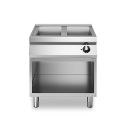 Bain-marie électrique ROC 900 sur placard ouvert 52L