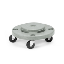 Trolley pour poubelle ronde 400 mm Amerbox | Restohotelstore