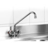 Wasserhahn mit schwenkbarem Auslauf 250 mm von hendi