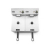 Friteuse Kitchen Line - 2x6L Stainless Steel Deep Fryer Hendi