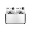 Friteuse Kitchen Line - 2x4L Stainless Steel Deep Fryer HENDI