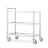 Servierwagen 3-fach – verschweißt 530x955 mm HENDI