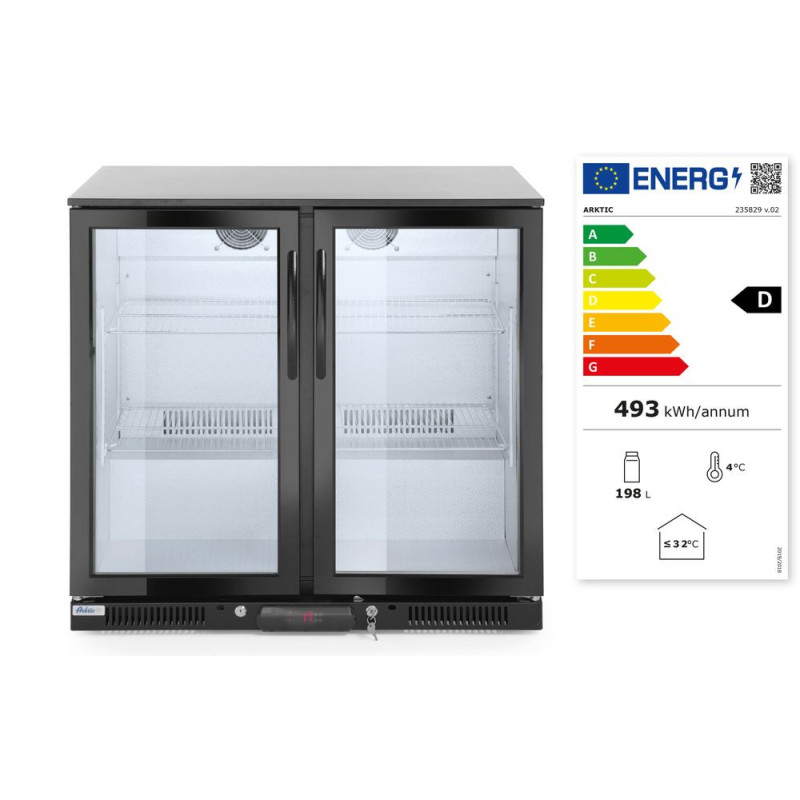 Kühlschrank mit doppelter Tür 900x890mm Arktic