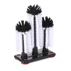 Lave-verres nylon 3 brosses 260mm barup | Restohotelstore