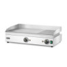 Grillplatte 1/3 gerillt 698x410 mm Stainless Steel HENDI