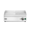 Grillplatte halb gerillt 518x330 mm Stainless Steel Hendi