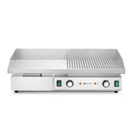 Grill Half Smooth Half Ribbed 720mm HENDI 154991