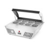 Vitrine de table à salade inox 775x615 mm Arktic | Restohotelstore