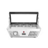 Vitrine de table à salade inox 775x615 mm Arktic | Restohotelstore