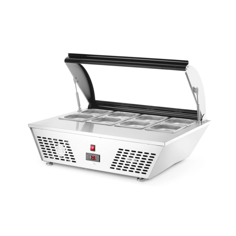 Vitrine de table à salade inox 775x615 mm Arktic | Restohotelstore