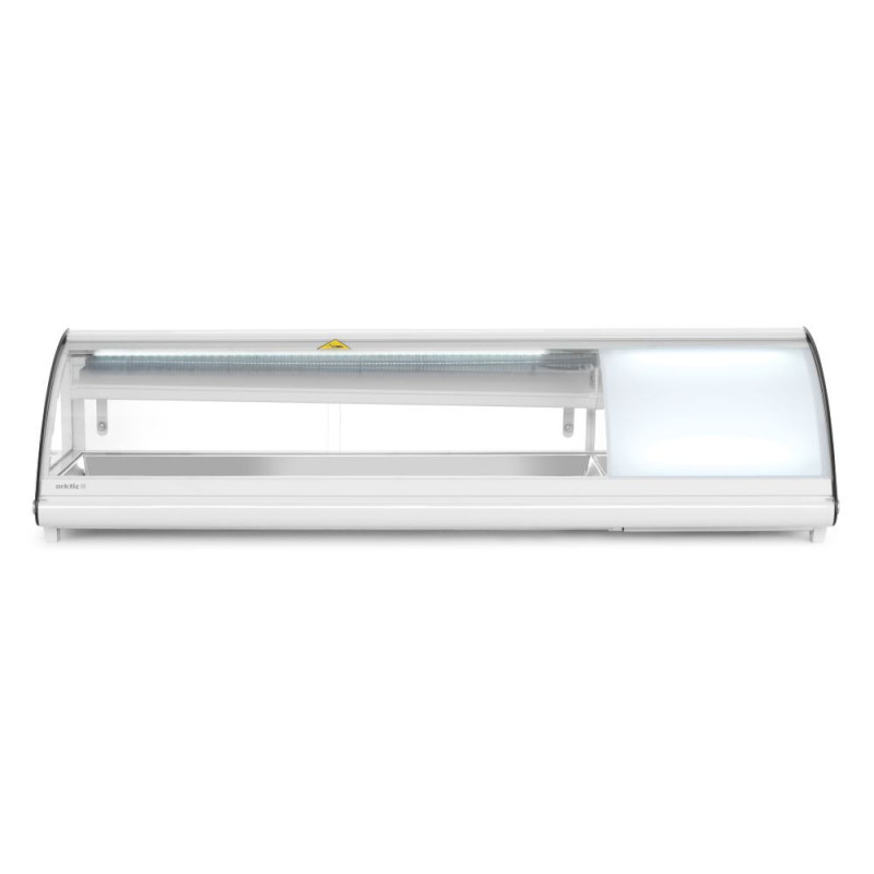 Sushi-Vitrine 5x GN 1/3 Display Case 1307mm Arktic