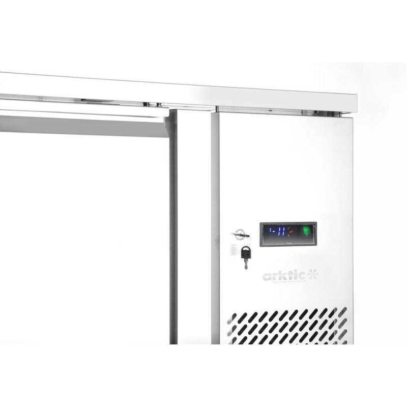 Gefriertheke dreitürig 420 L Stainless Steel Freezer Arktic