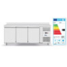Gefriertheke dreitürig 420 L Stainless Steel Freezer Arktic