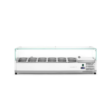 Aufsatz-Kühlvitrine Gastronorm 1/3 Cooling Display Arktic