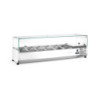Aufsatz-Kühlvitrine Gastronorm 1/3 Cooling Display Arktic
