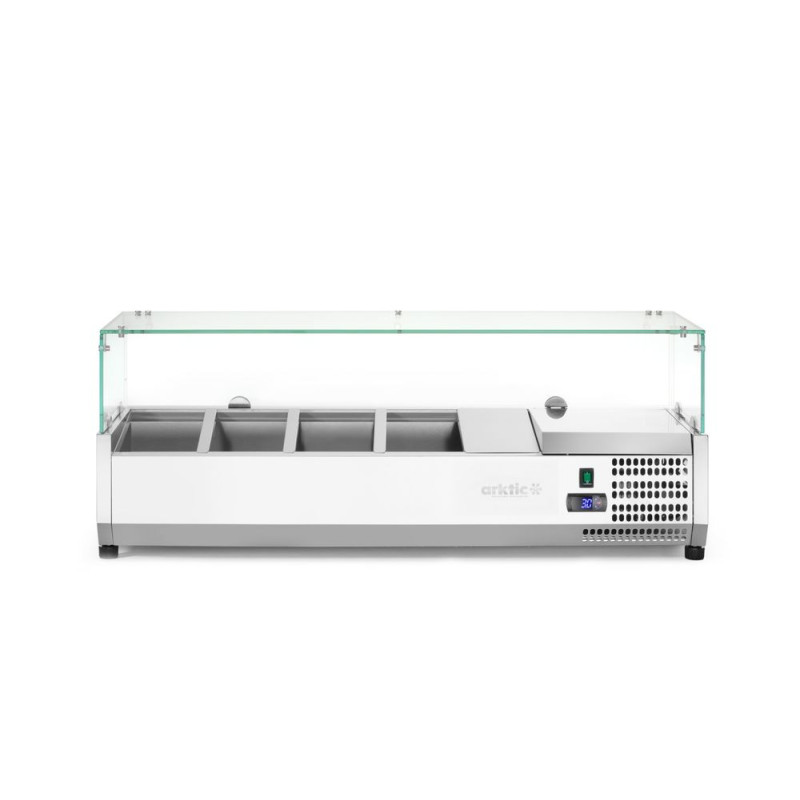 Aufsatz-Kühlvitrine Gastronorm 1/3 Cooling Display Arktic