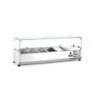 Aufsatz-Kühlvitrine Gastronorm 1/3 Cooling Display Arktic