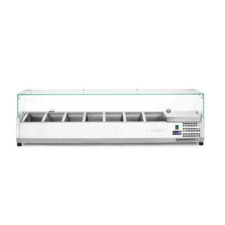 Aufsatz-Kühlvitrine Gastronorm 1/3 1607mm Arktic