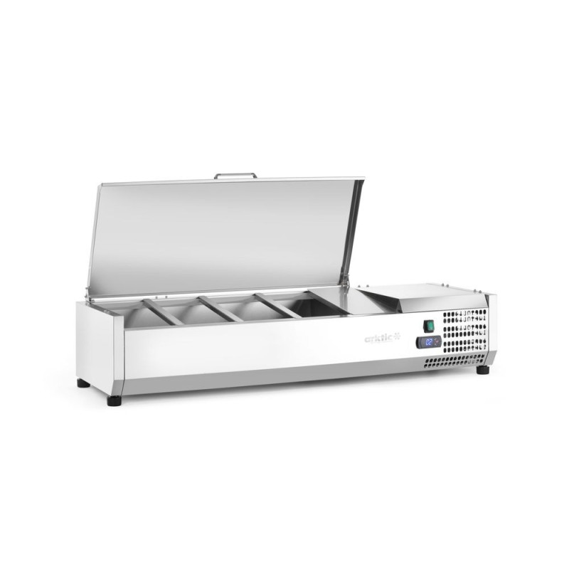 Aufsatz-Kühlvitrine Gastronorm 1/3 1208mm Arktic