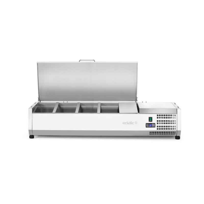 Aufsatz-Kühlvitrine Gastronorm 1/3 1405mm Arktic