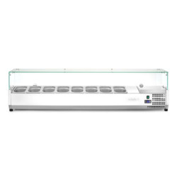 Aufsatz-Kühlvitrine Gastronorm 1/4 1808mm Arktic
