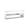 Aufsatz-Kühlvitrine Gastronorm 1/4 1808mm Arktic