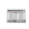 Pizzatisch 380L dreitürig Arktic – Profi-Kühlmöbel