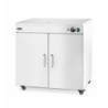 Chauffe-assiettes double inox 592x782x765 mm HENDI | Restohotelstore