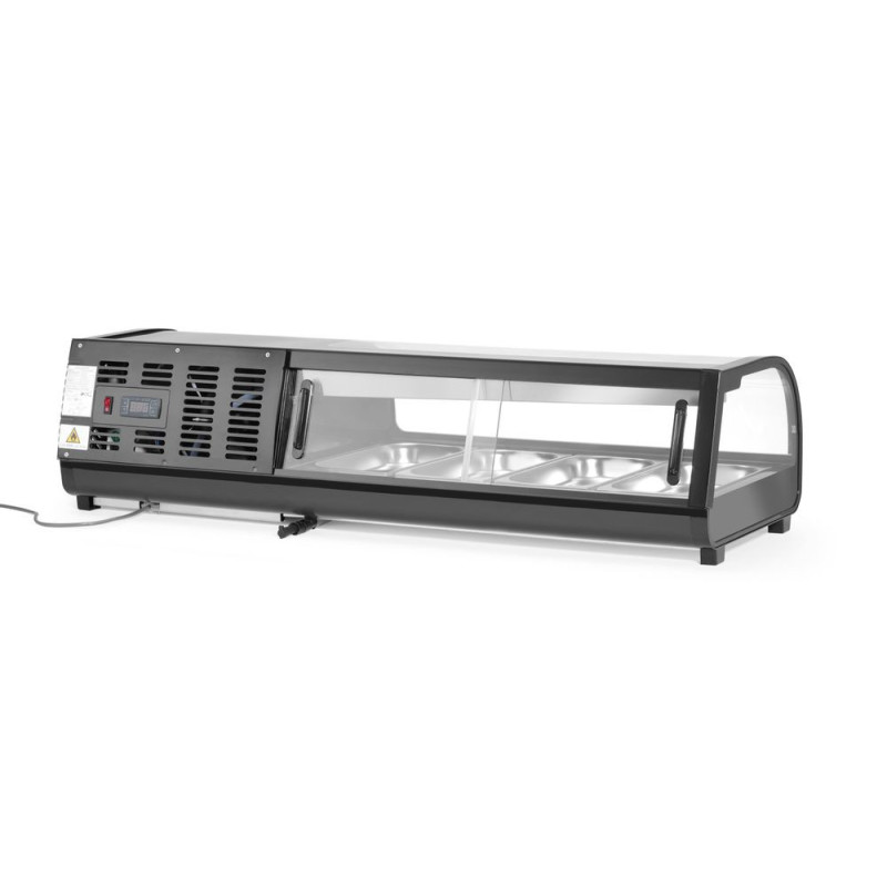 Sushi-Vitrine 1175mm Stainless Steel Display | arktic