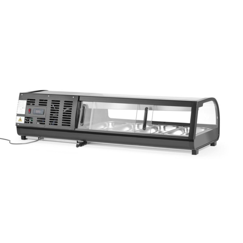 Sushi-Vitrine 1175mm Stainless Steel Display | arktic