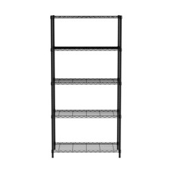 Rayonnage 5 étagères noir 1831x907 mm HENDI | Restohotelstore