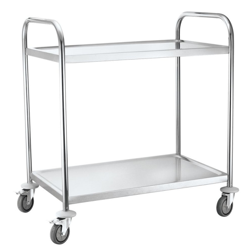Chariot de service inox 701x1035 mm HENDI | Restohotelstore