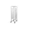 Chariot porte-plateaux 15 étages inox 600x400 HENDI | Restohotelstore