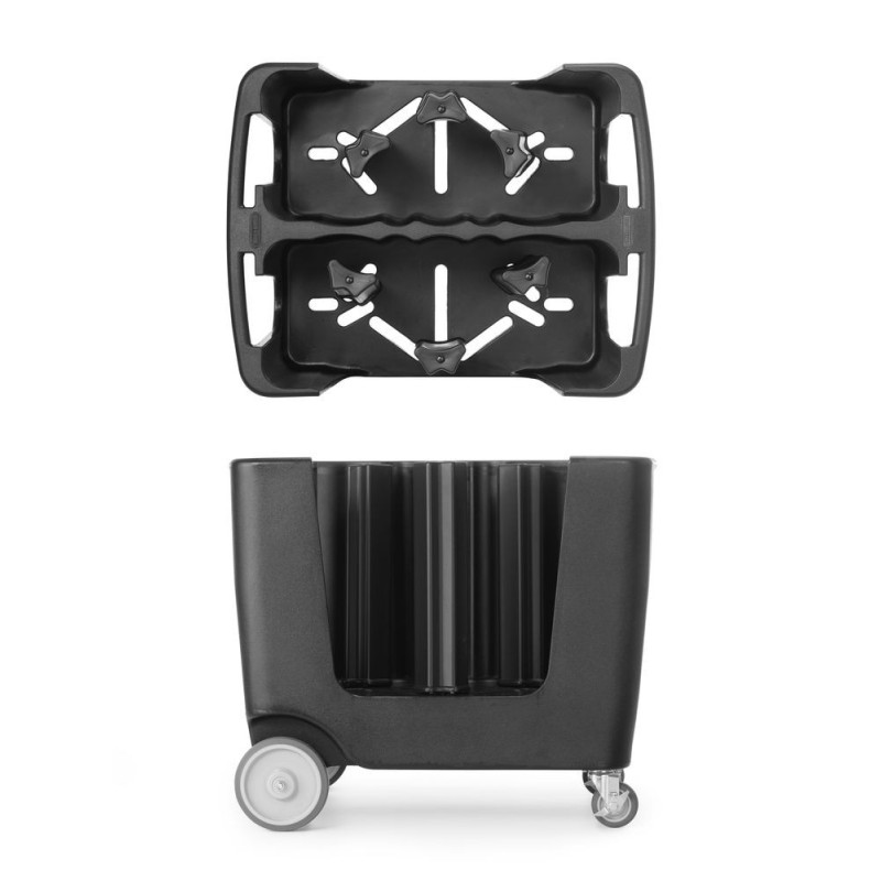Chariot porte-assiettes 925x720x780 mm Amerbox | Restohotelstore