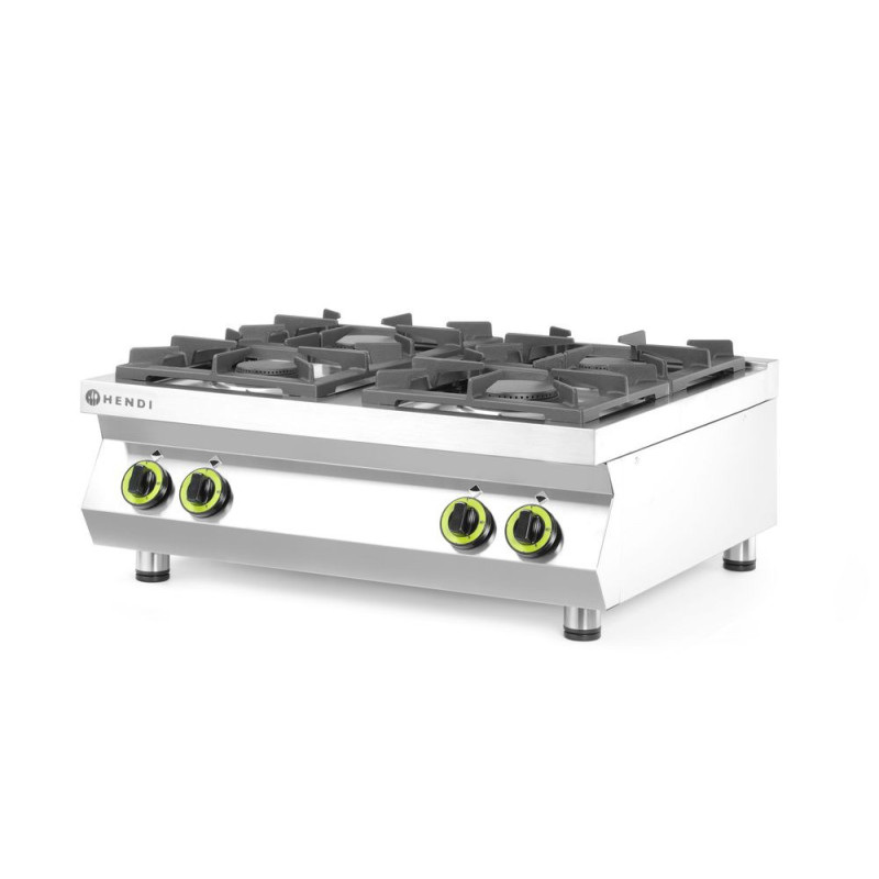 Cuisinière à gaz 4 feux 722x800 mm HENDI | Restohotelstore