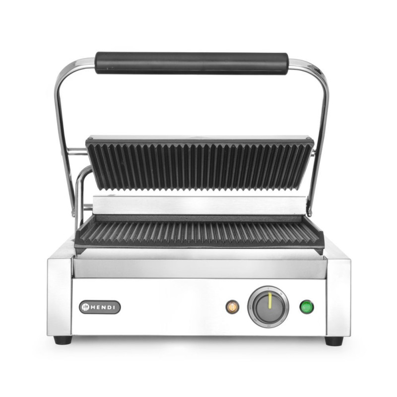 Kontaktgrill Panini 340x235 mm Durable Cast Iron | hendi