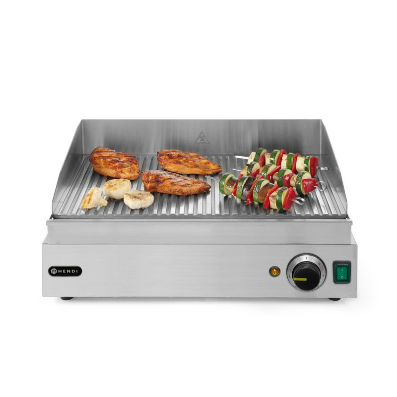 Grillplatte Ribbed 518x330mm Durable Stainless Steel Hendi