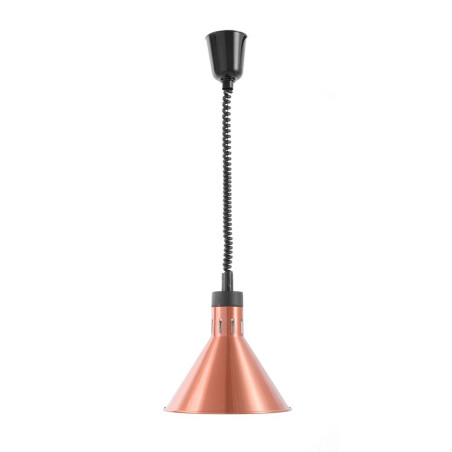 Höhenverstellbare Wärmelampe konisch 670mm HENDI