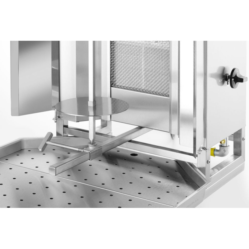 Gas Kebab Grill 900mm for 60kg Meat by hendi