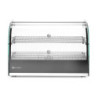 Warmhaltevitrine doppelt 556x440mm Stainless Steel | hendi