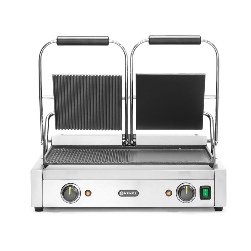 Kontaktgrill - Doppelversion 475x235 mm durable grill HENDI