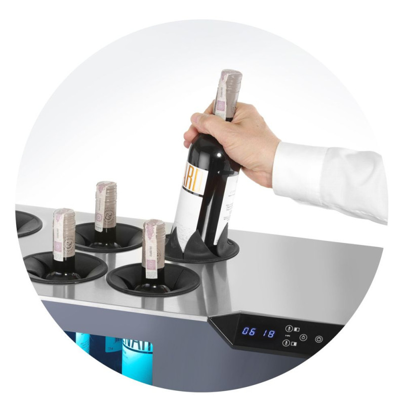 Theken-Weinkühler Cellar 2 Zonen Compact Wine Cooler Arktic