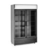 Rückwandkühlschrank mit hinterleuchteter Blende 1114x223mm Arktic