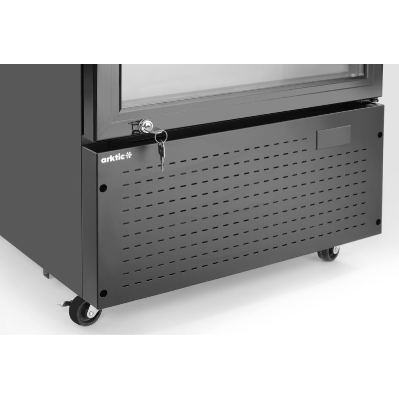 Eintüriger Kühlschrank with Backlit Panel 572x223mm Arktic