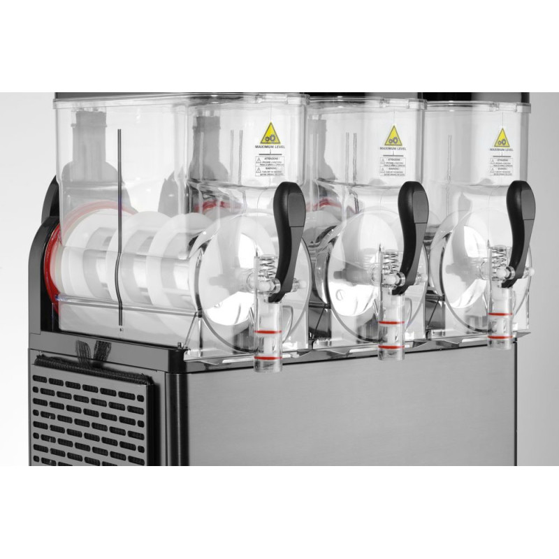 Machine à slush 3 x 12 L avec compresseur efficace arktic | Restohotelstore