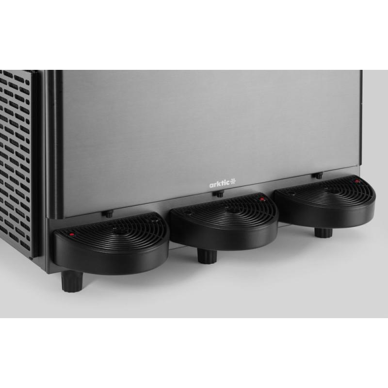 Machine à slush 3 x 12 L avec compresseur efficace arktic | Restohotelstore