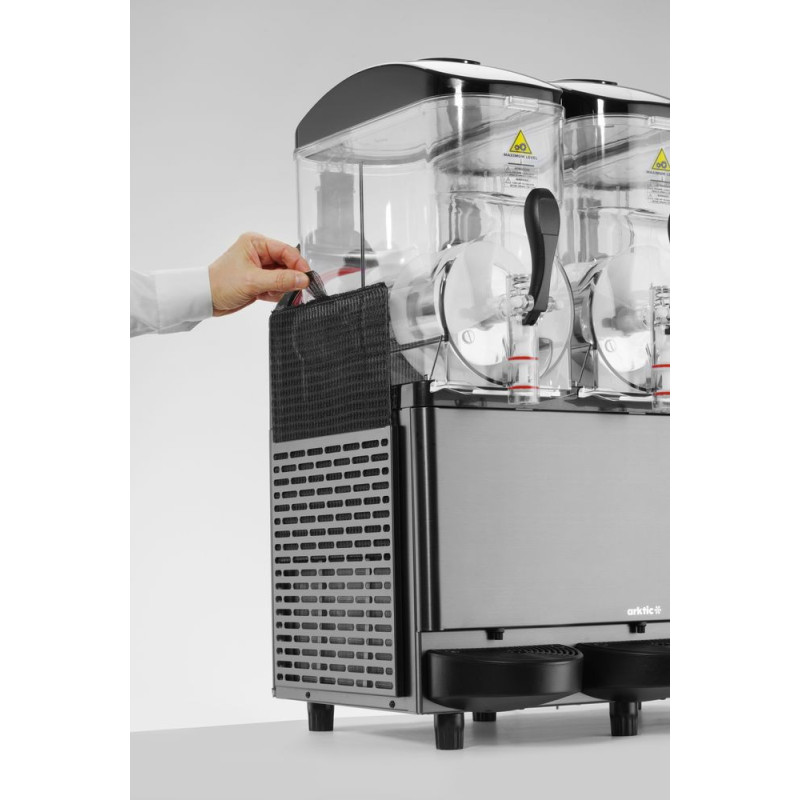 Machine à slush 3 x 12 L avec compresseur efficace arktic | Restohotelstore