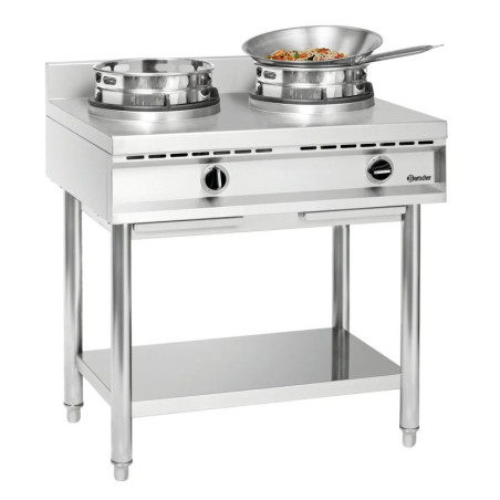 Cuisinière wok 2 brûleurs gaz 23000W – bartschER