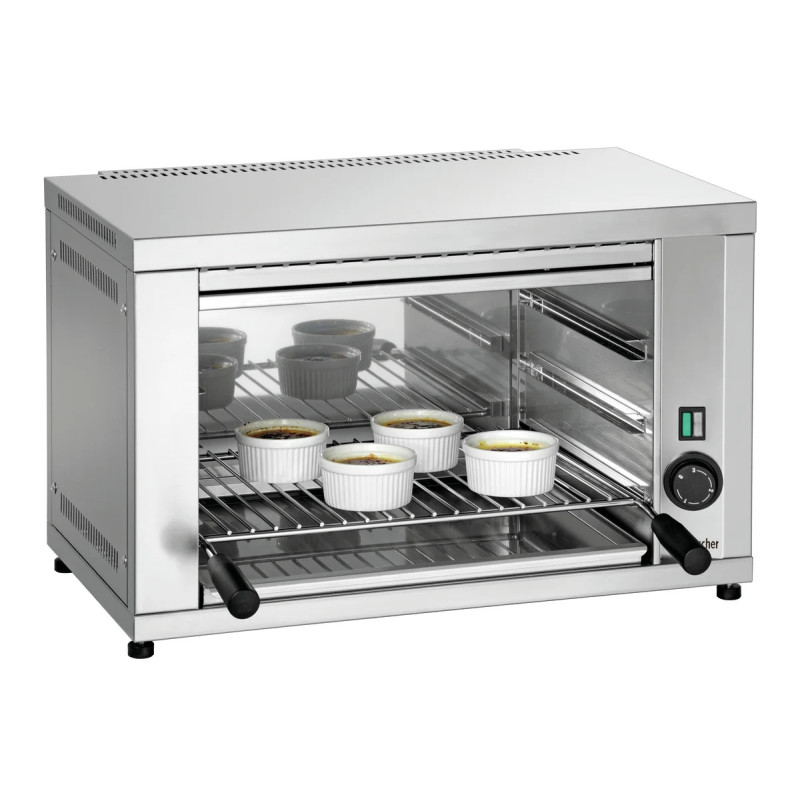 Salamander 400-1Z – Adjustable Grid & Infrared Heat | bartscher