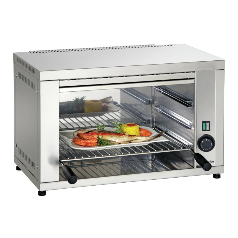 Salamander 400-1Z – Adjustable Grid & Infrared Heat | bartscher